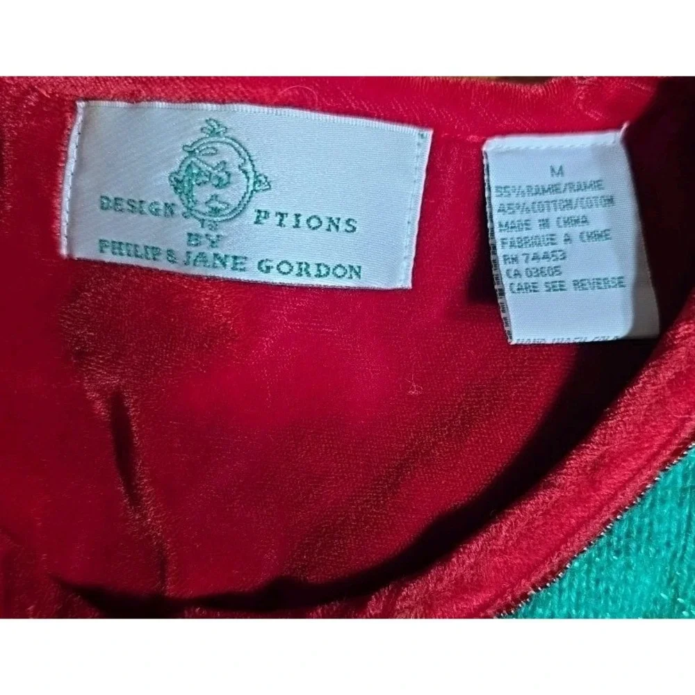 Design Options by Philip and Jane Gordon Womens Christmas Sweater Size M Vintage